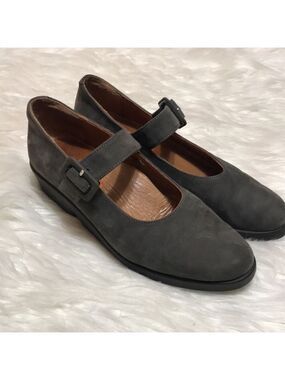 Zante Mary Jane Suede Wedges Size 36
